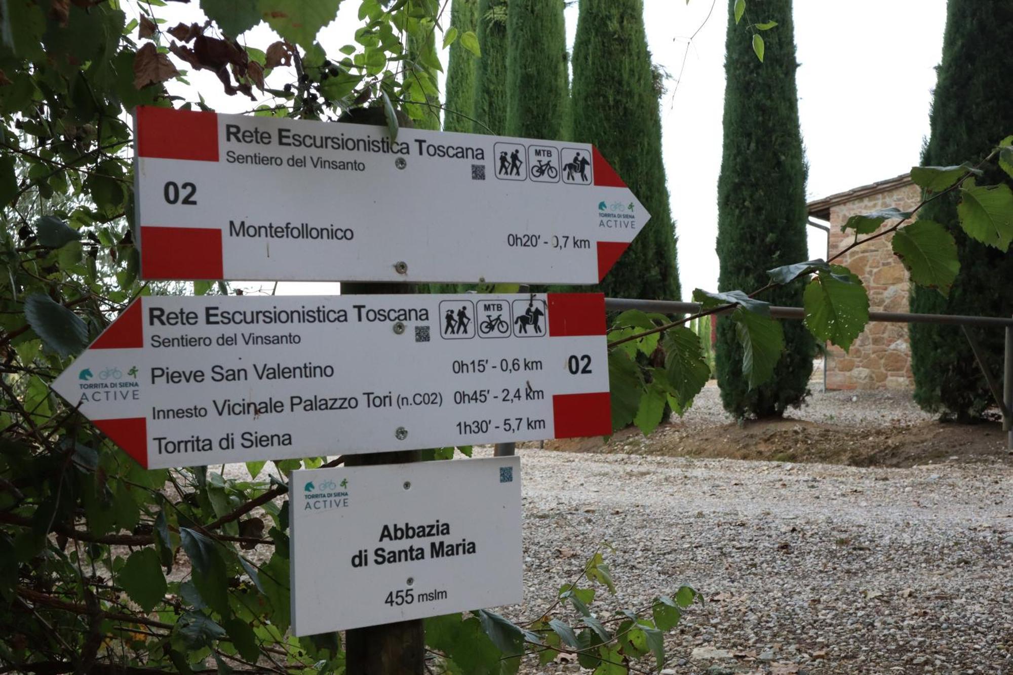 Bed and Breakfast Abbadia Wine Relais Montefollonico Екстер'єр фото